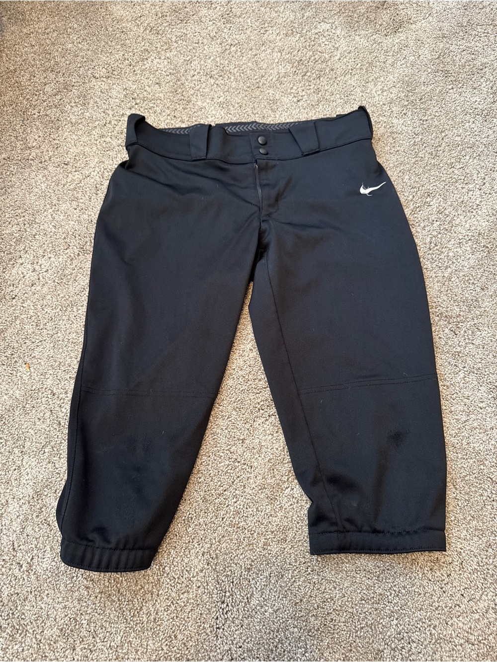 Nike Kids Black Athletic Baseball or Softball Pants